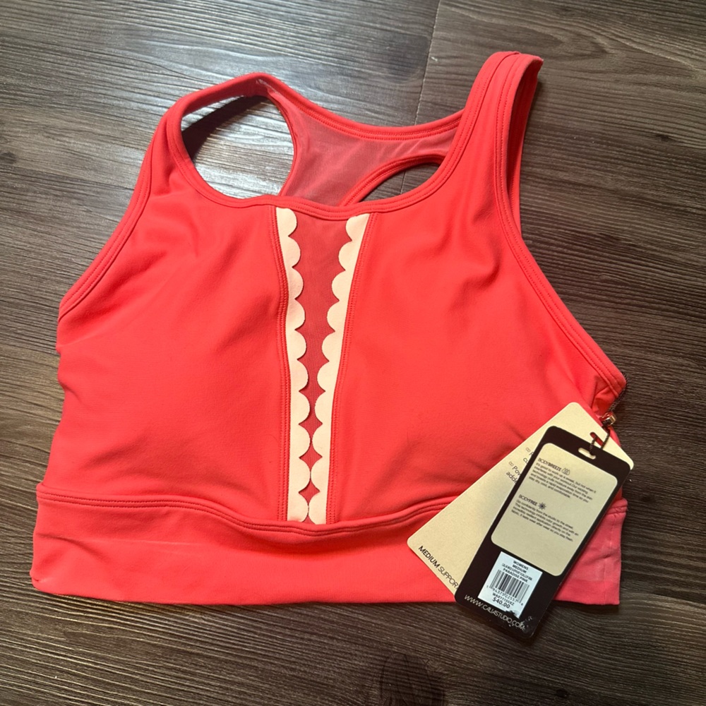 Coral Calia sports bra. NWT